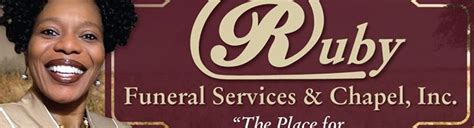 Ruby funeral home - Ruby Funeral Services & Crematories, Inc. 1520 East Washington St. Springfield, IL 62703 Illinois 62703